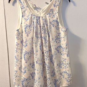 Pretty Printed Sleeveless Tank